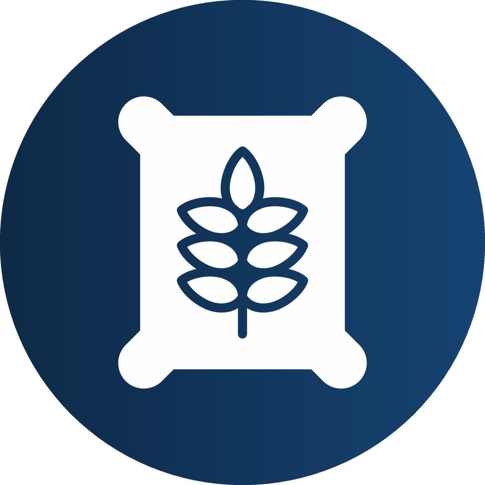 Seed Bag Creative Icon Design vector