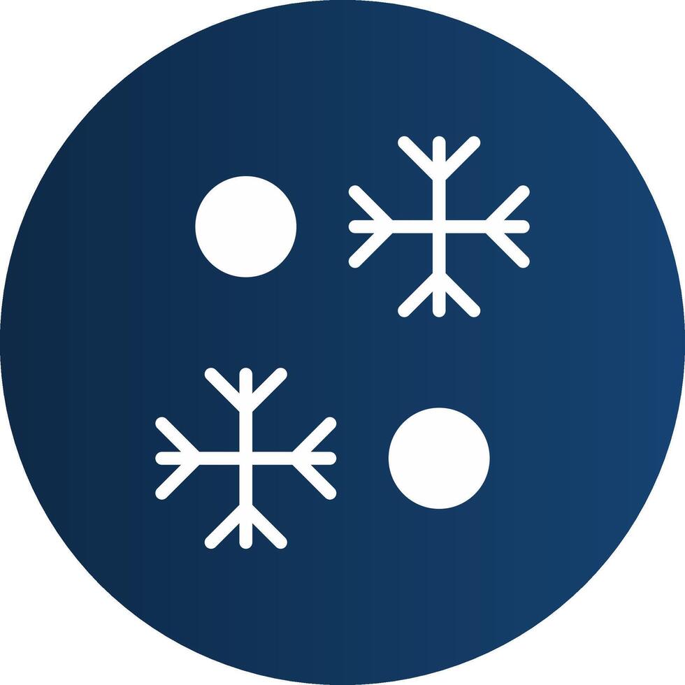 Snowflake Creative Icon Design vector