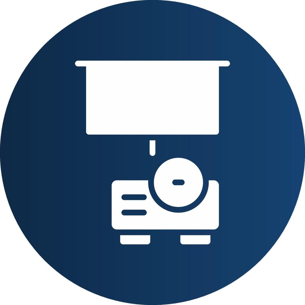 Glyph  blue Circle  Gradient vector
