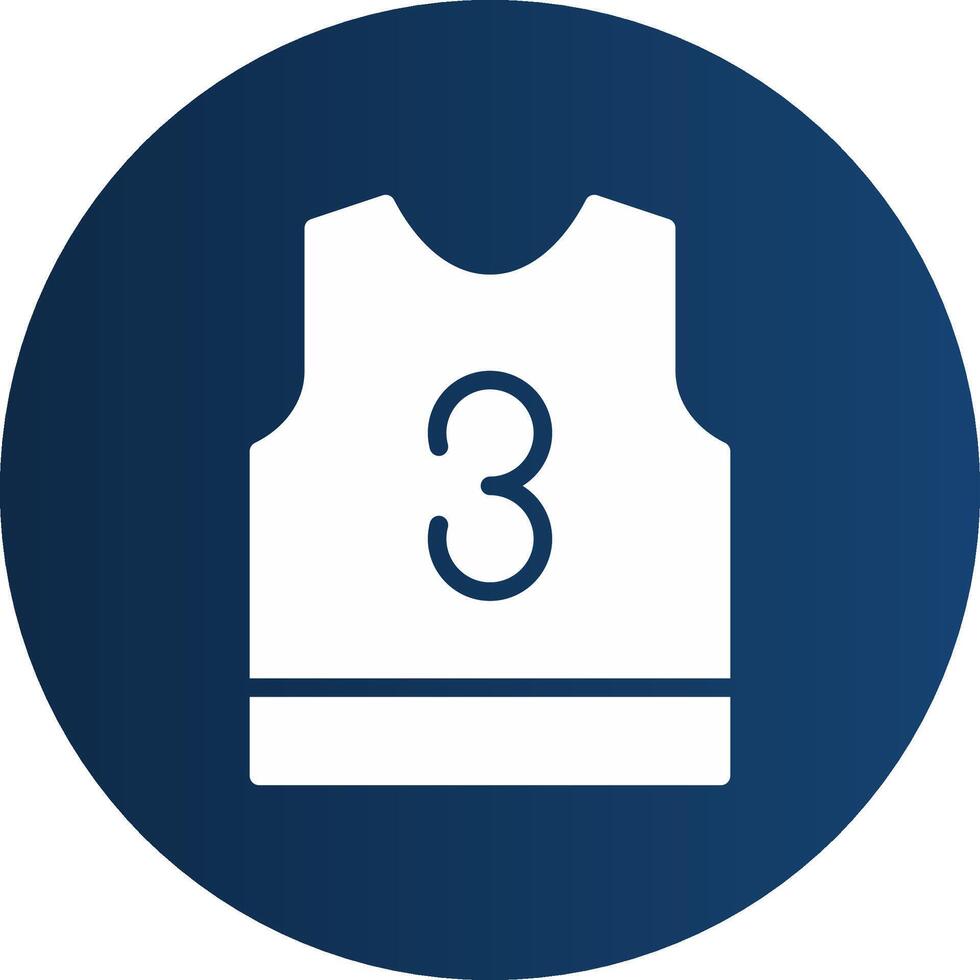 Basketball Jersey Creative Icon Design vector