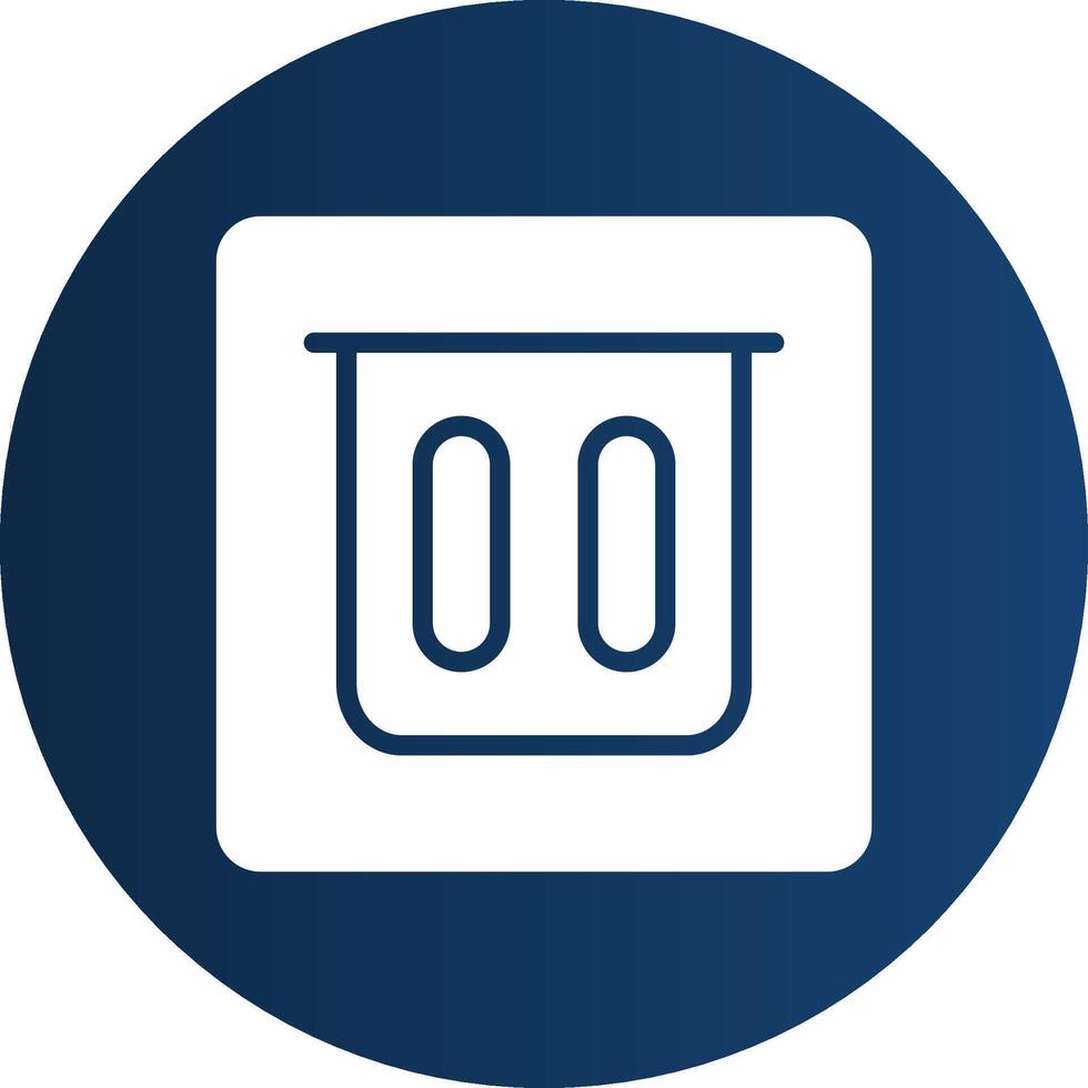 Glyph  blue Circle  Gradient vector