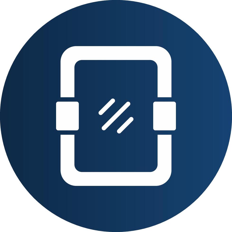 Glyph  blue Circle  Gradient vector