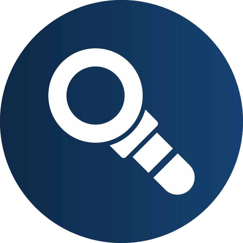 Magnifying Glass Creative Icon Design vector