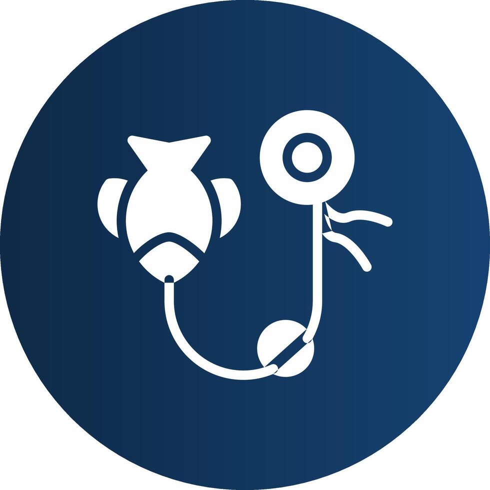 Glyph  blue Circle  Gradient vector