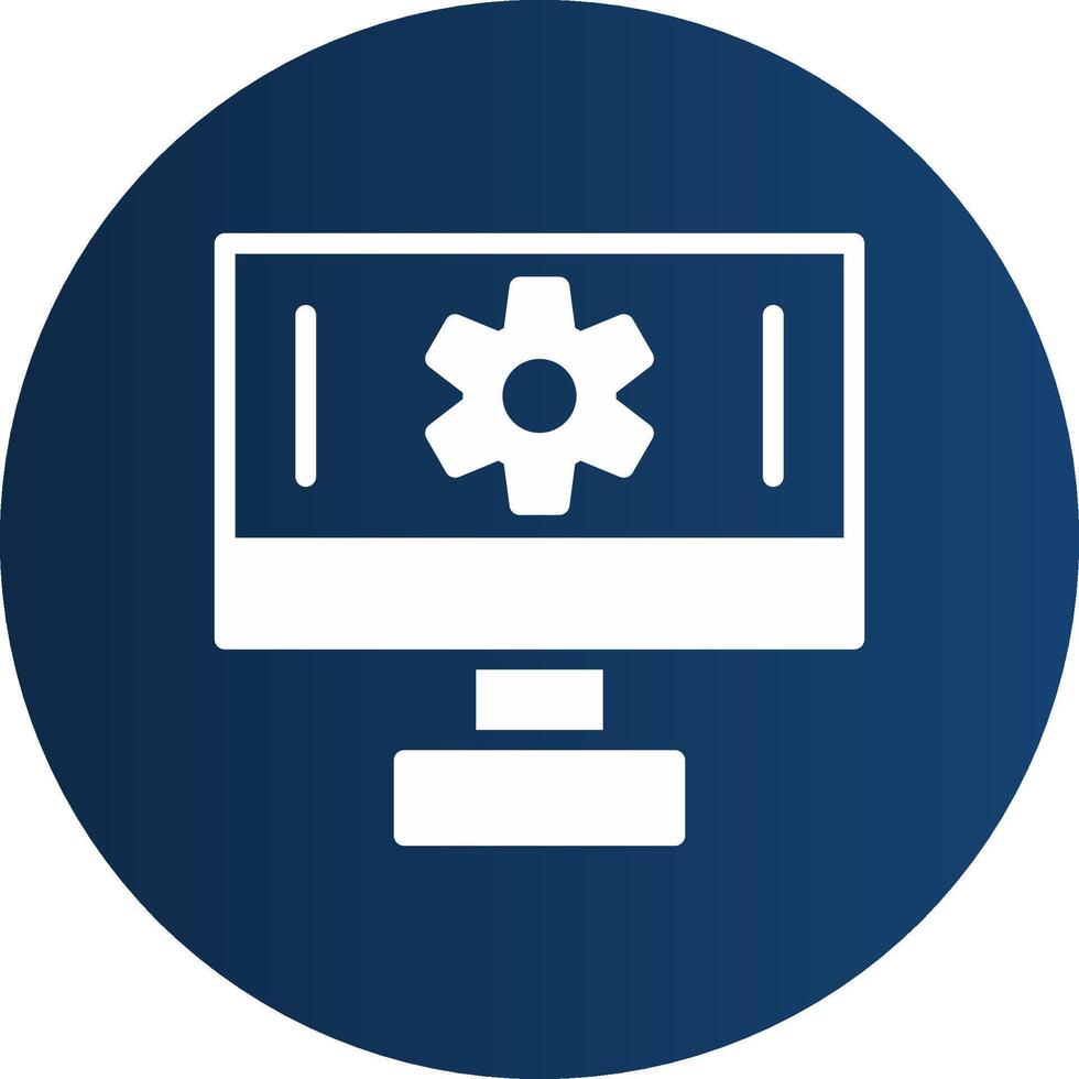 Setting Creative Icon Design vector