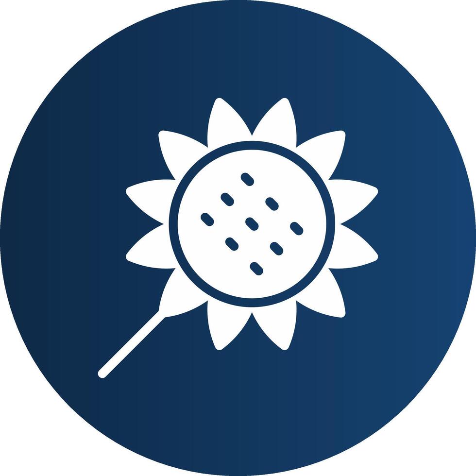 diseño de icono creativo de girasol vector