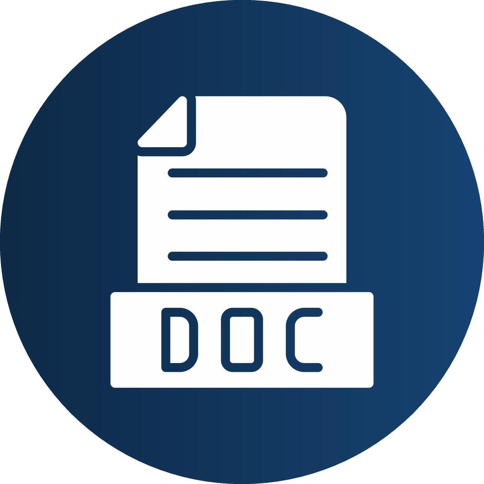 Doc Creative Icon Design vector