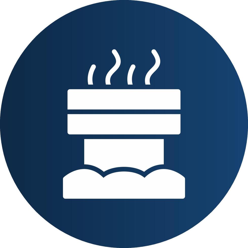 Chimney Creative Icon Design vector