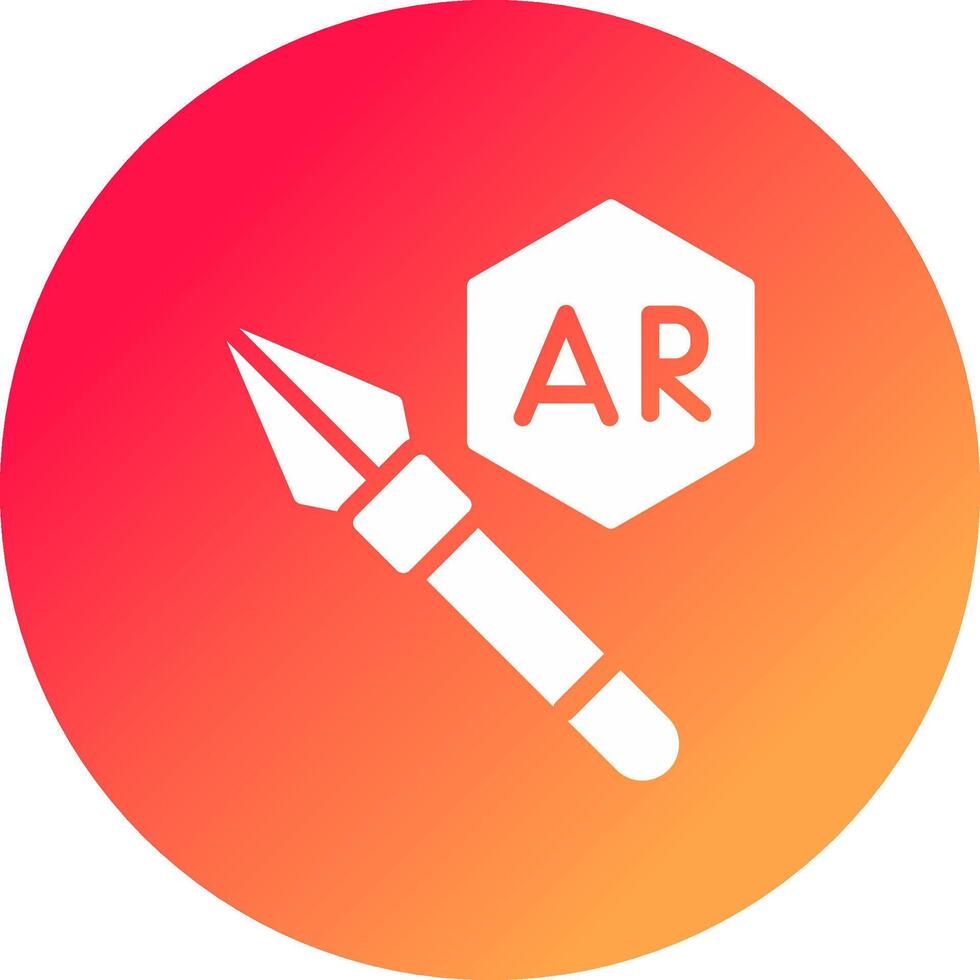 Ar Spear Throwing Creative Icon Design vector