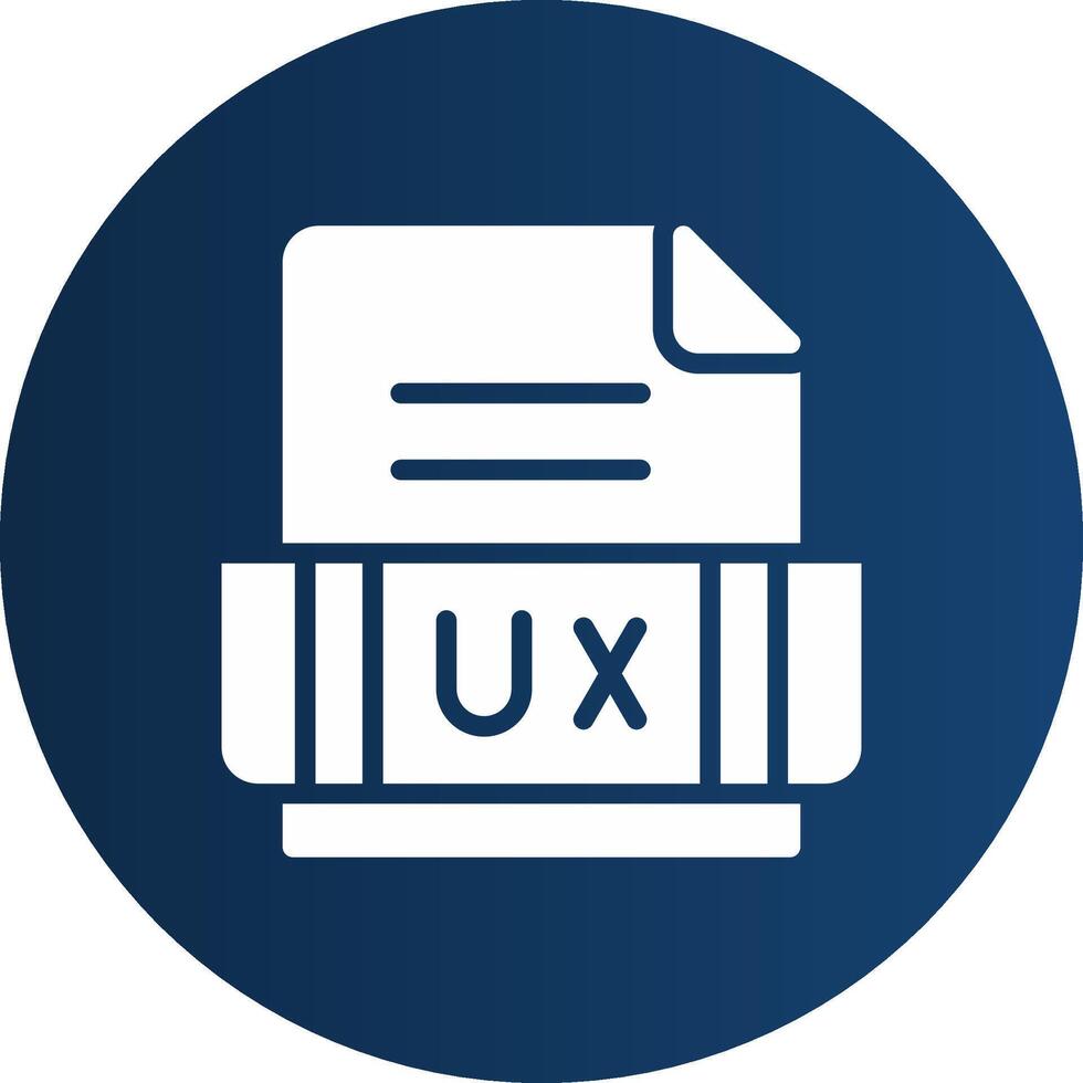 Ux Format Creative Icon Design vector