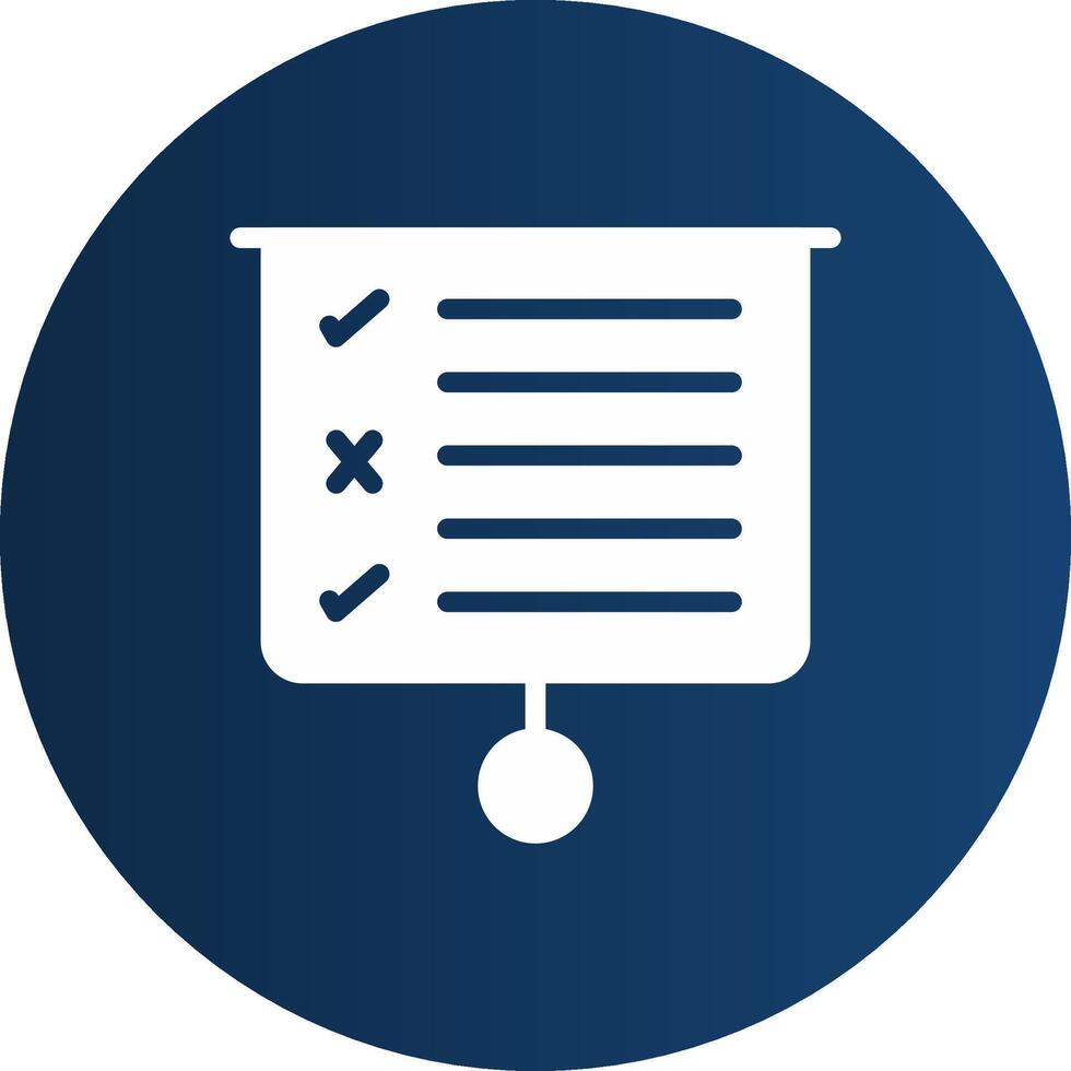 Glyph  blue Circle  Gradient vector