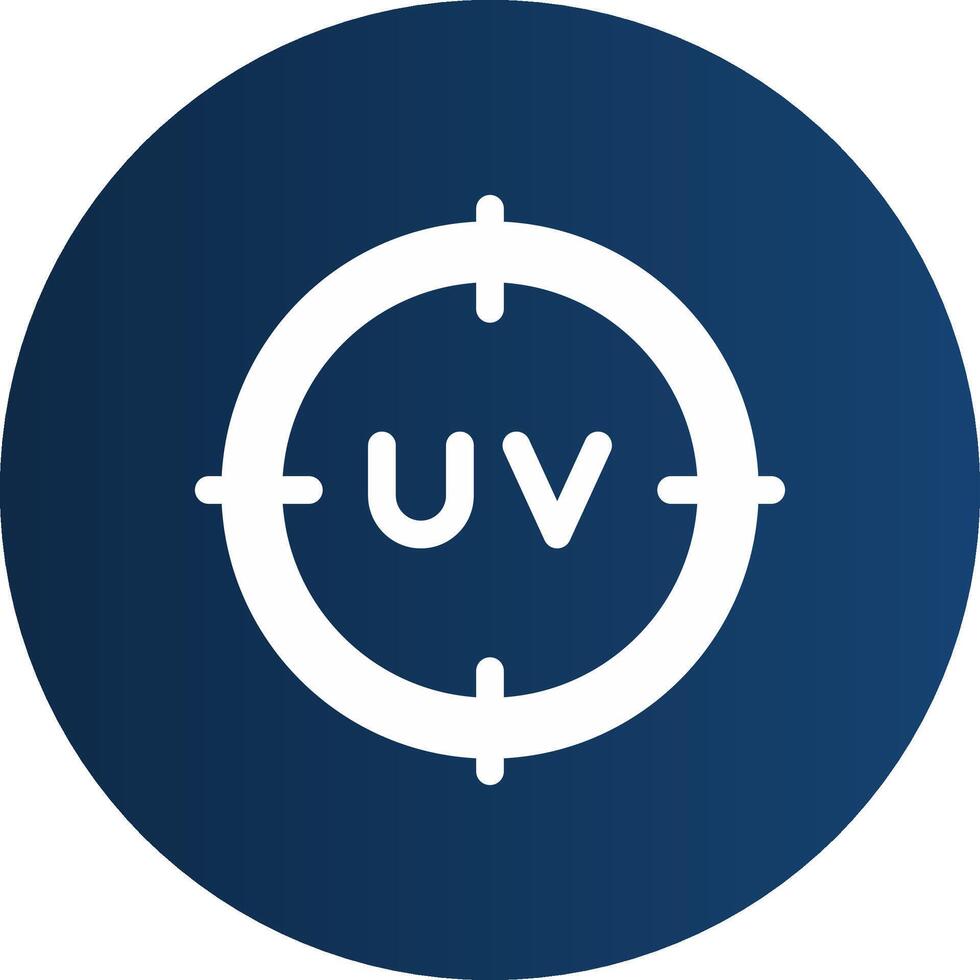 Uv Creative Icon Design vector