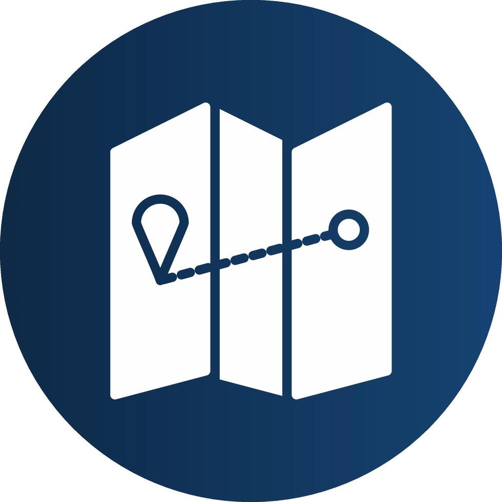 Glyph  blue Circle  Gradient vector
