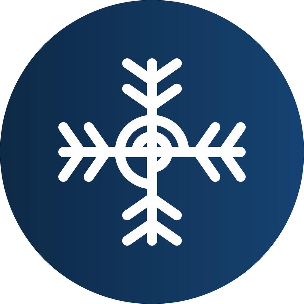 Snowflake Creative Icon Design vector