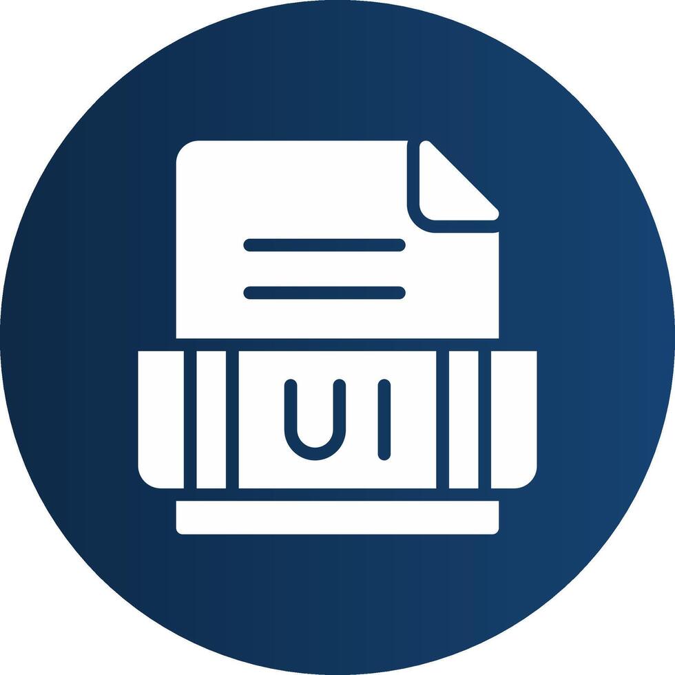Ui Format Creative Icon Design vector