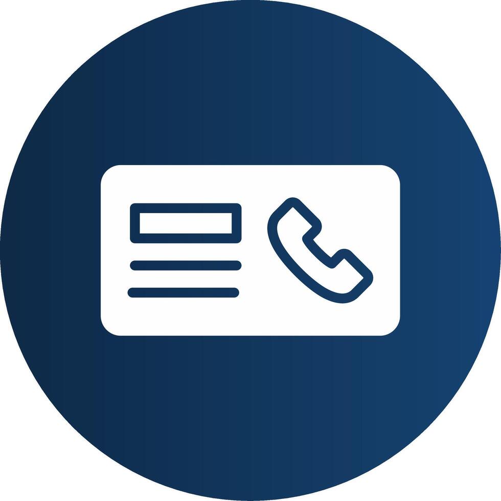 Glyph  blue Circle  Gradient vector