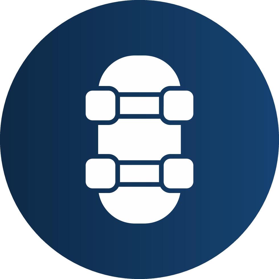 Skateboard Creative Icon Design vector