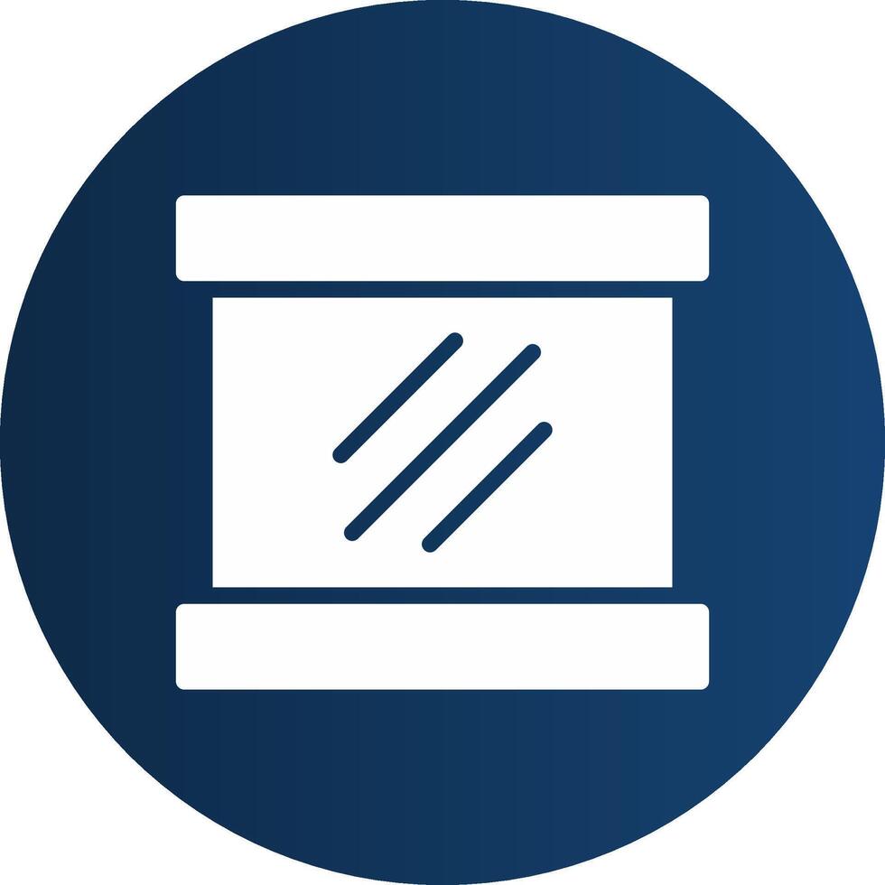 Mirror Creative Icon Design vector