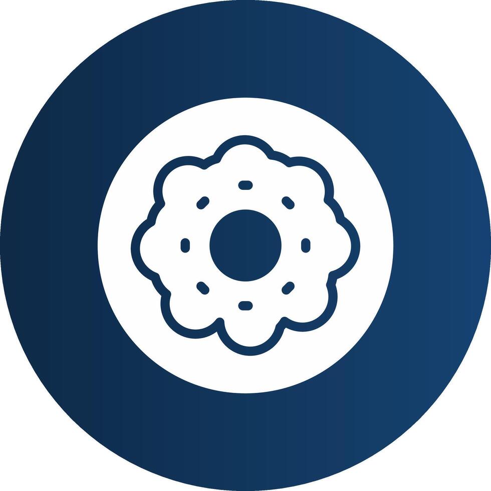 Glyph  blue Circle  Gradient vector