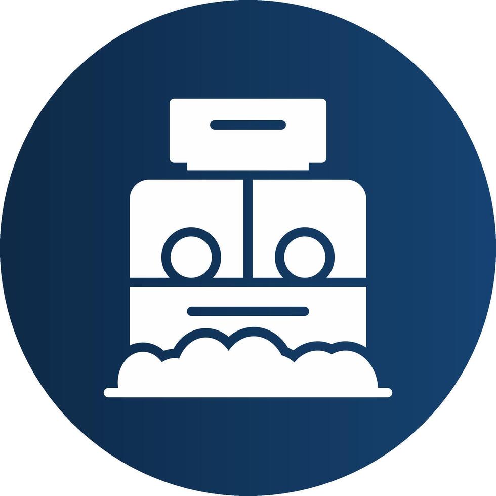 Ticket Box Creative Icon Design vector