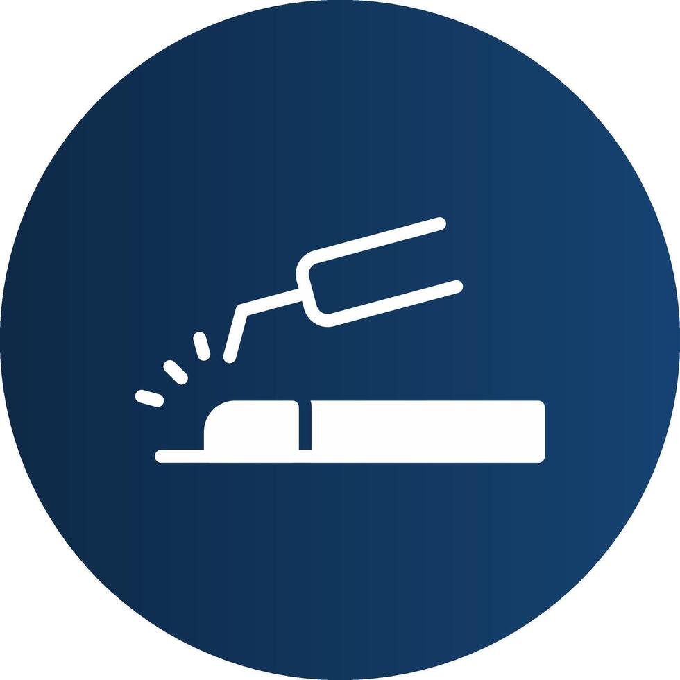 Welding Machine Creative Icon Design vector