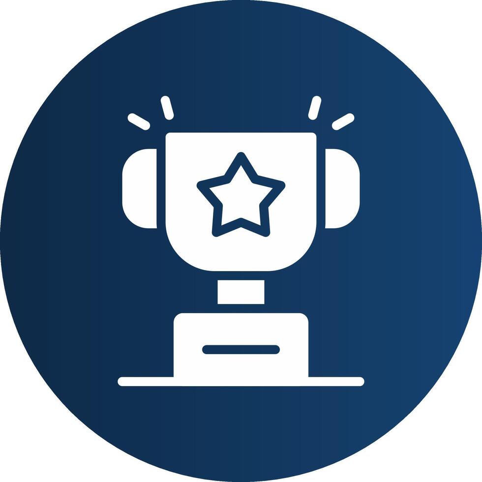 Trophy Creative Icon Design vector