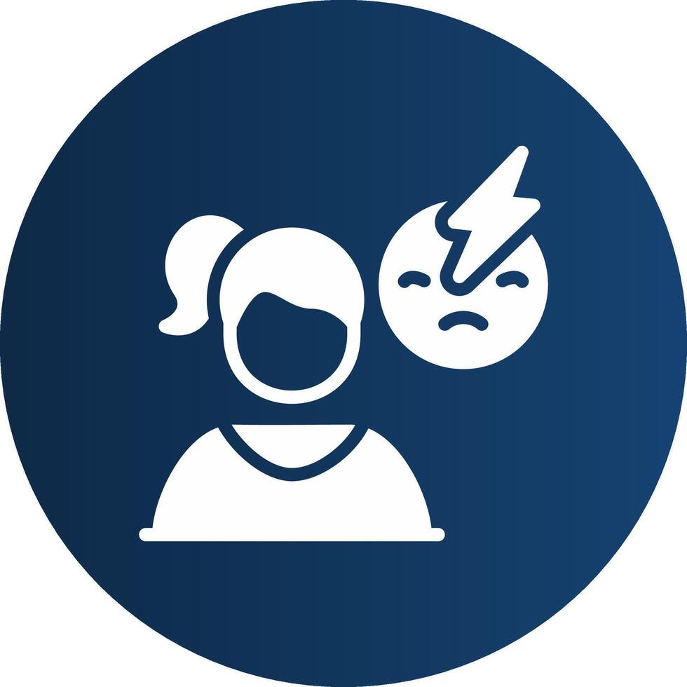 Emotional Abuse Creative Icon Design vector