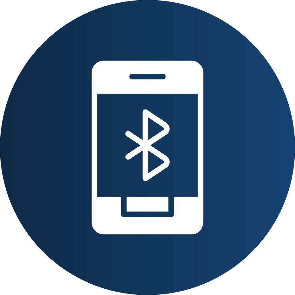 Bluetooth Creative Icon Design vector