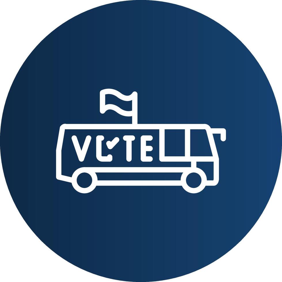 diseño de icono creativo de autobús vector