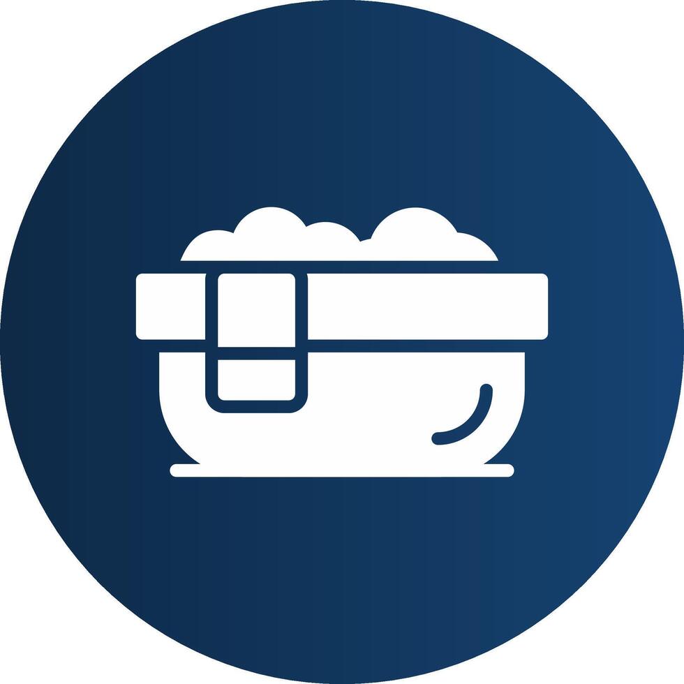 Glyph  blue Circle  Gradient vector