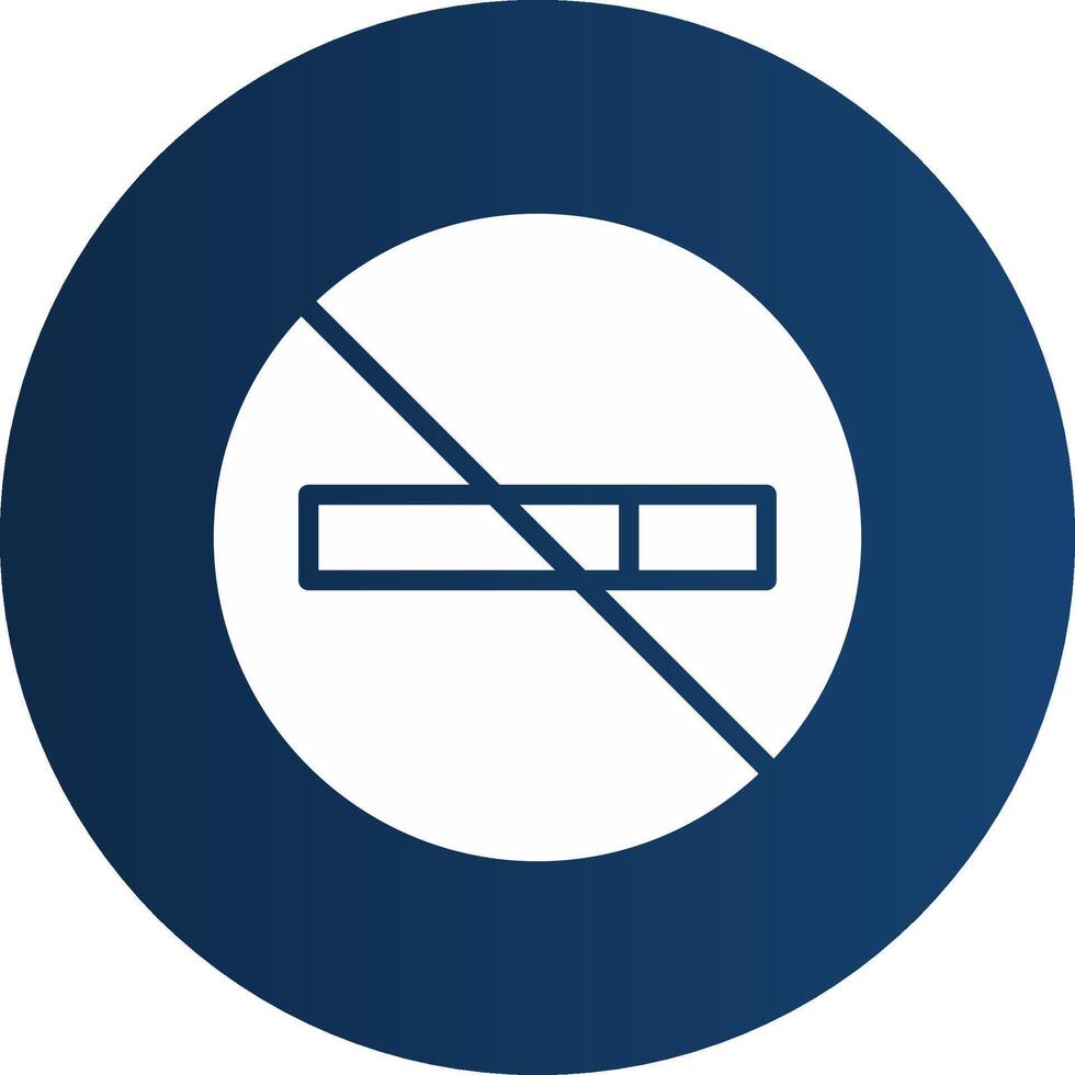 No Smoke Creative Icon Design vector