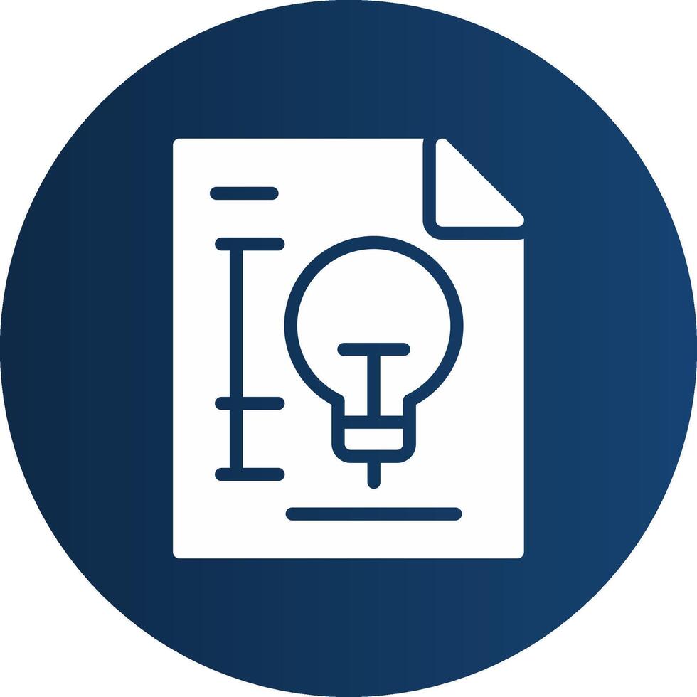 Patent Creative Icon Design vector