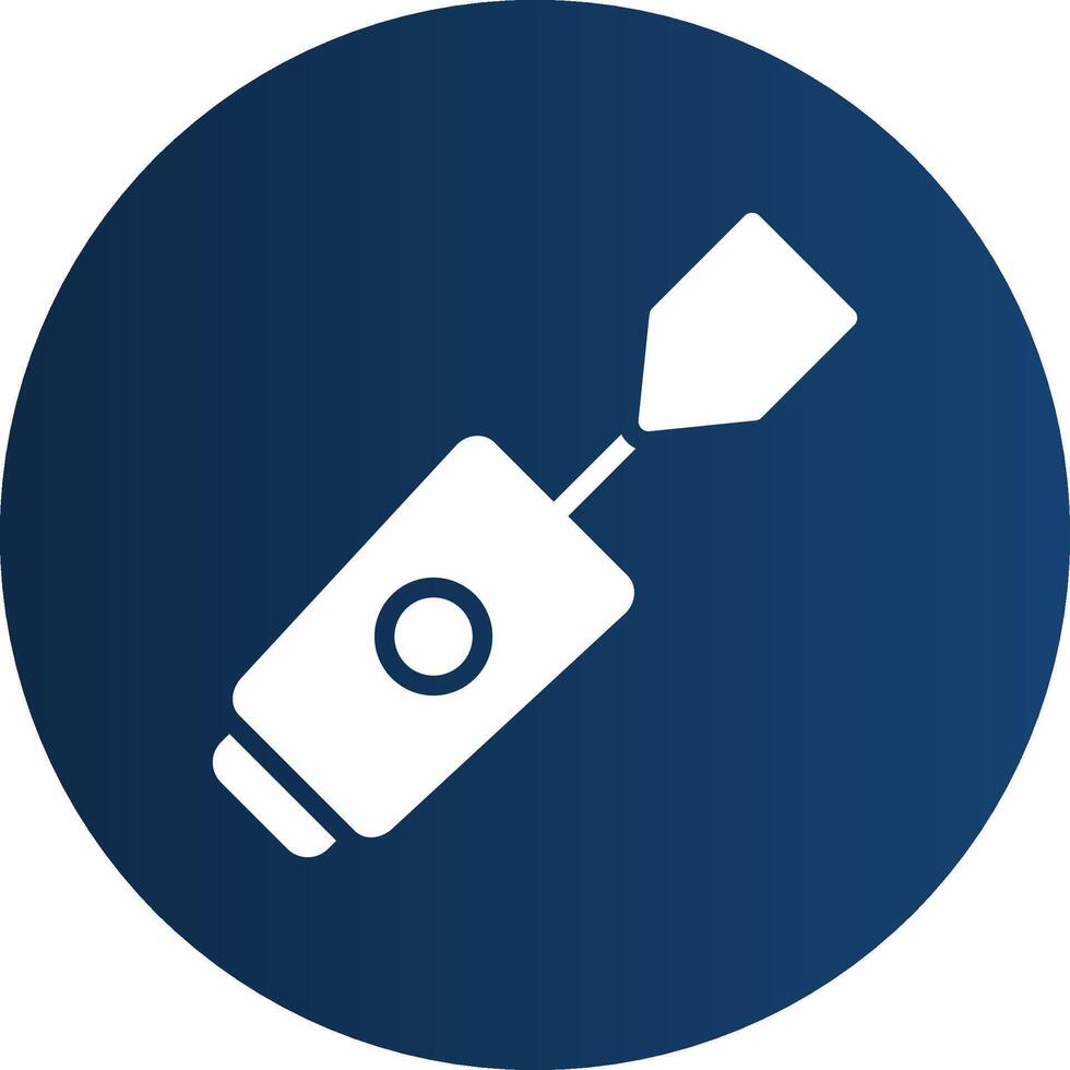 Glyph  blue Circle  Gradient vector