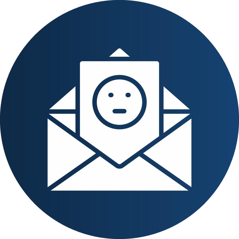 Glyph  blue Circle  Gradient vector