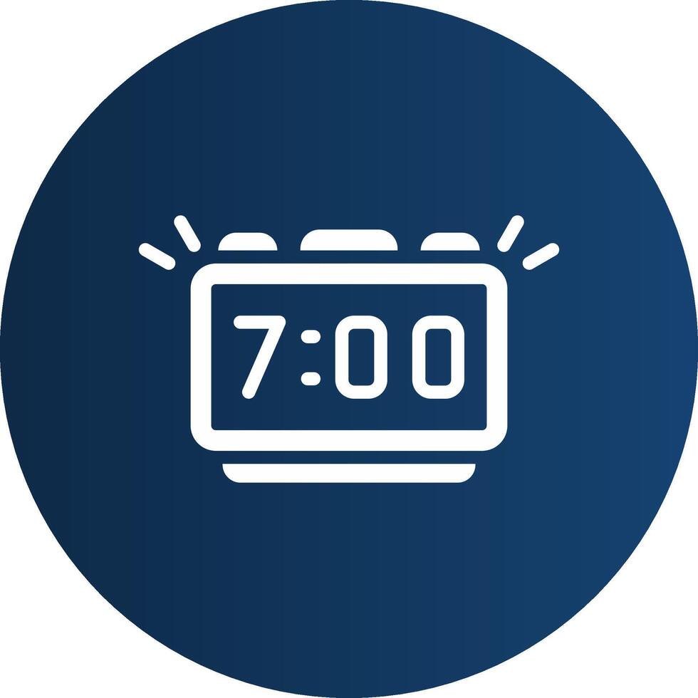 Alarm Creative Icon Design vector