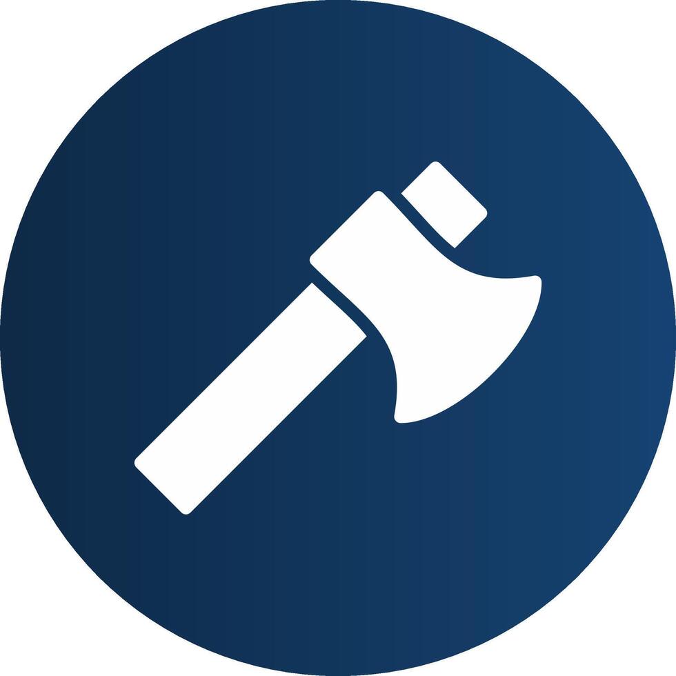 Glyph  blue Circle  Gradient vector
