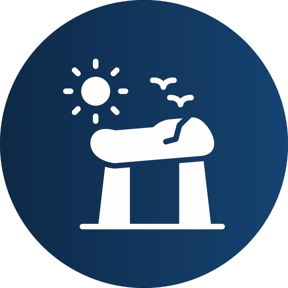 Stonehenge Creative Icon Design vector
