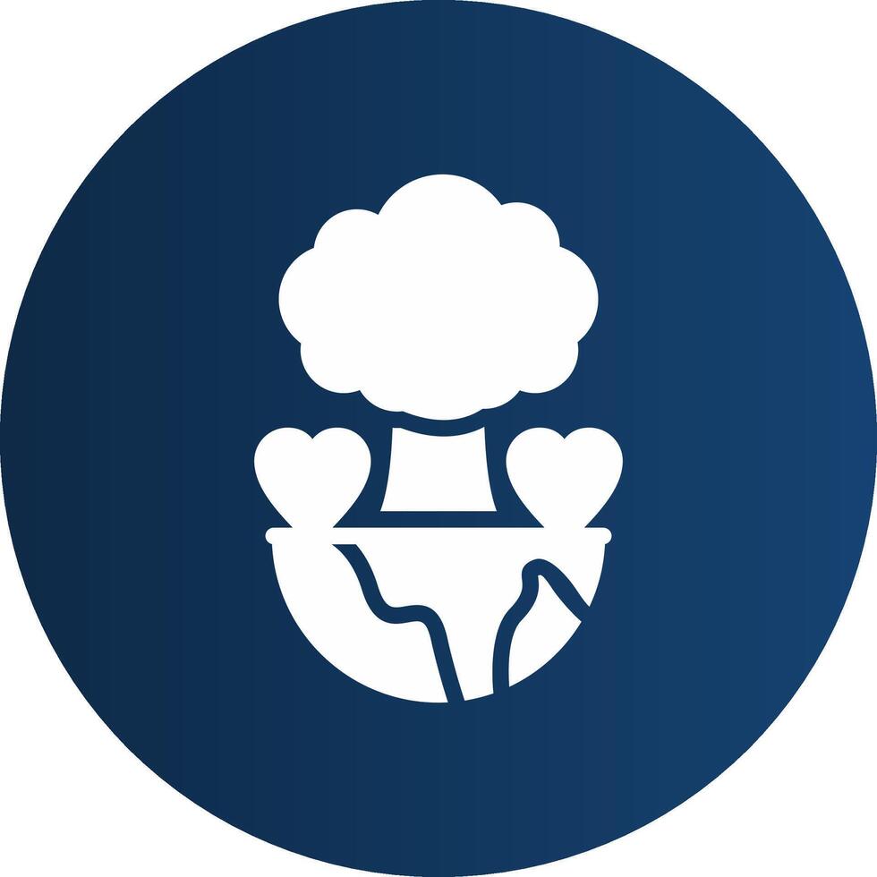Save Planet Creative Icon Design vector