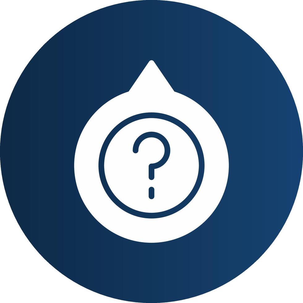 Question Creative Icon Design vector