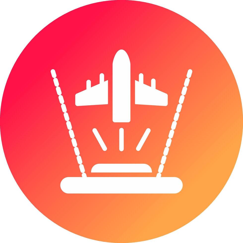 Ar Flight Training Creative Icon Design vector