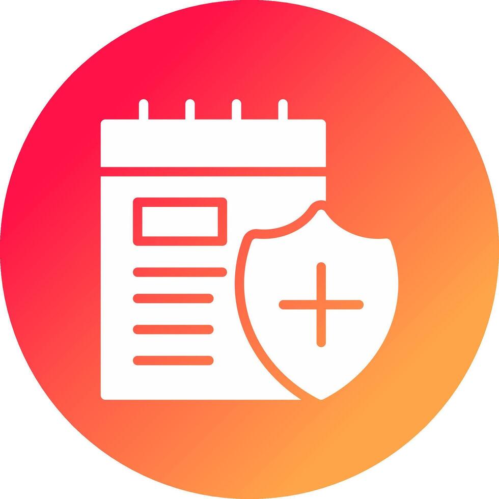 Health Plans Creative Icon Design vector
