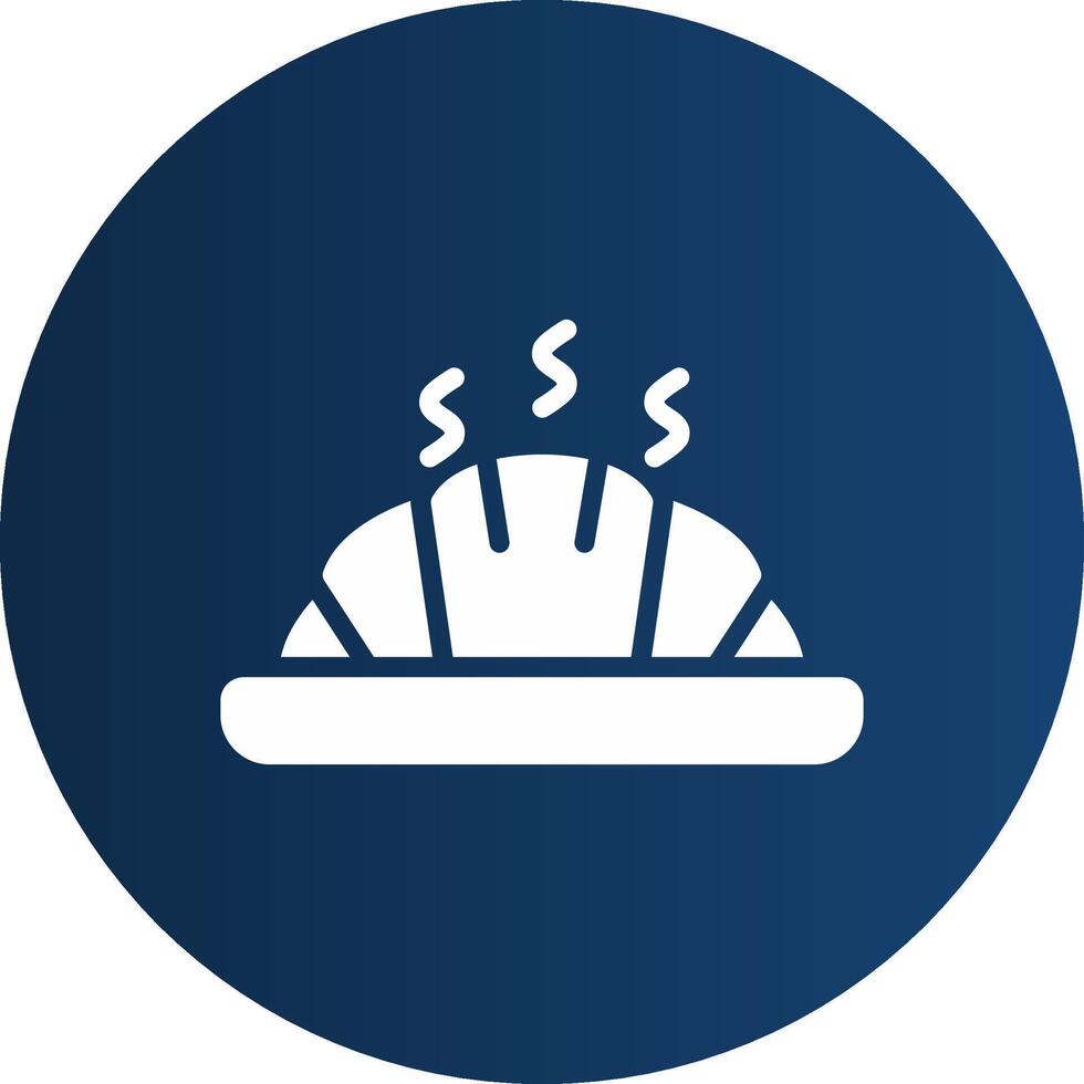 Croissant Creative Icon Design vector