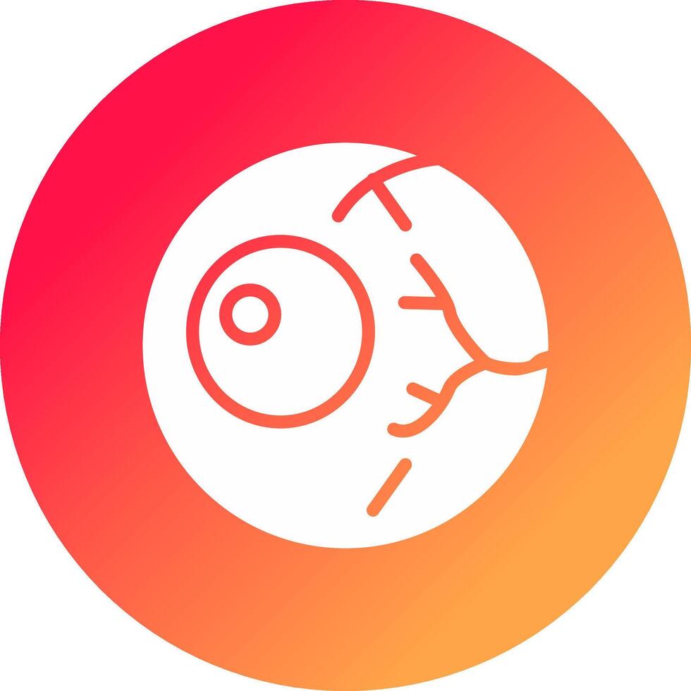 Eyeball Creative Icon Design vector