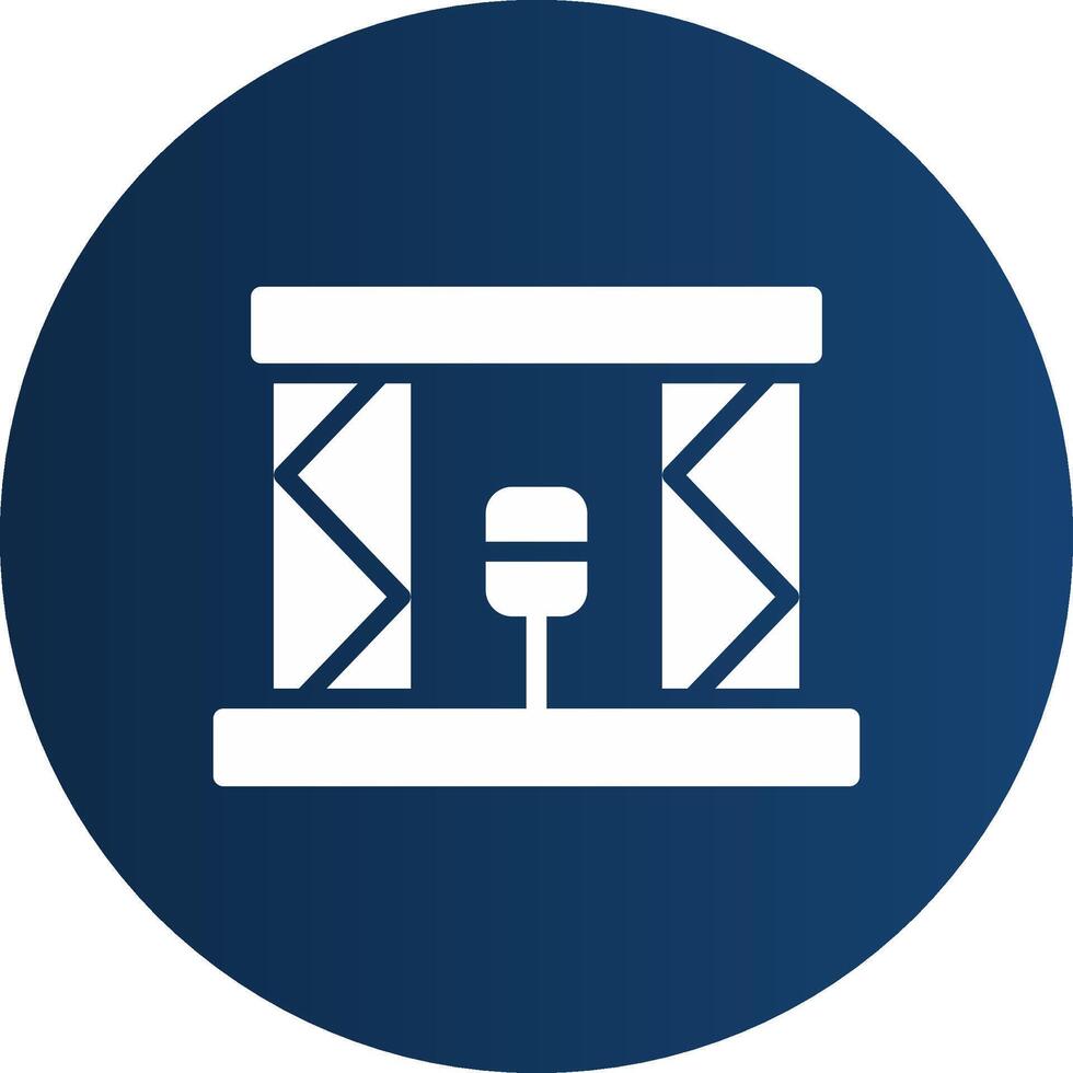 Stage Creative Icon Design vector