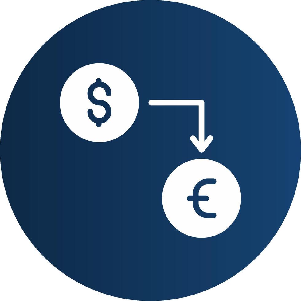 Currency Exchange Creative Icon Design vector