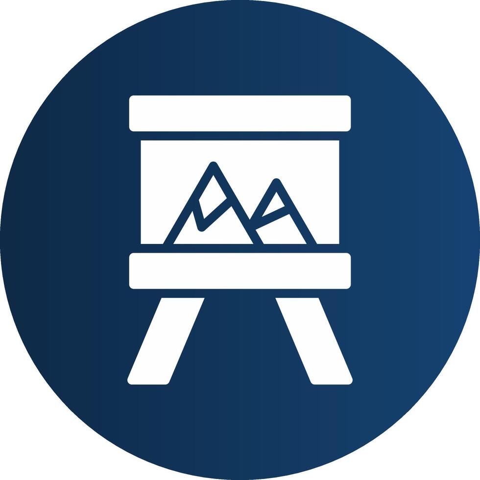 Canvas Creative Icon Design vector
