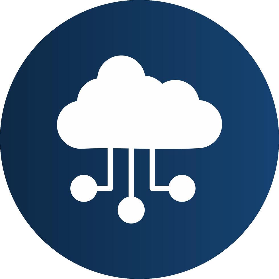 diseño de icono creativo de nube vector