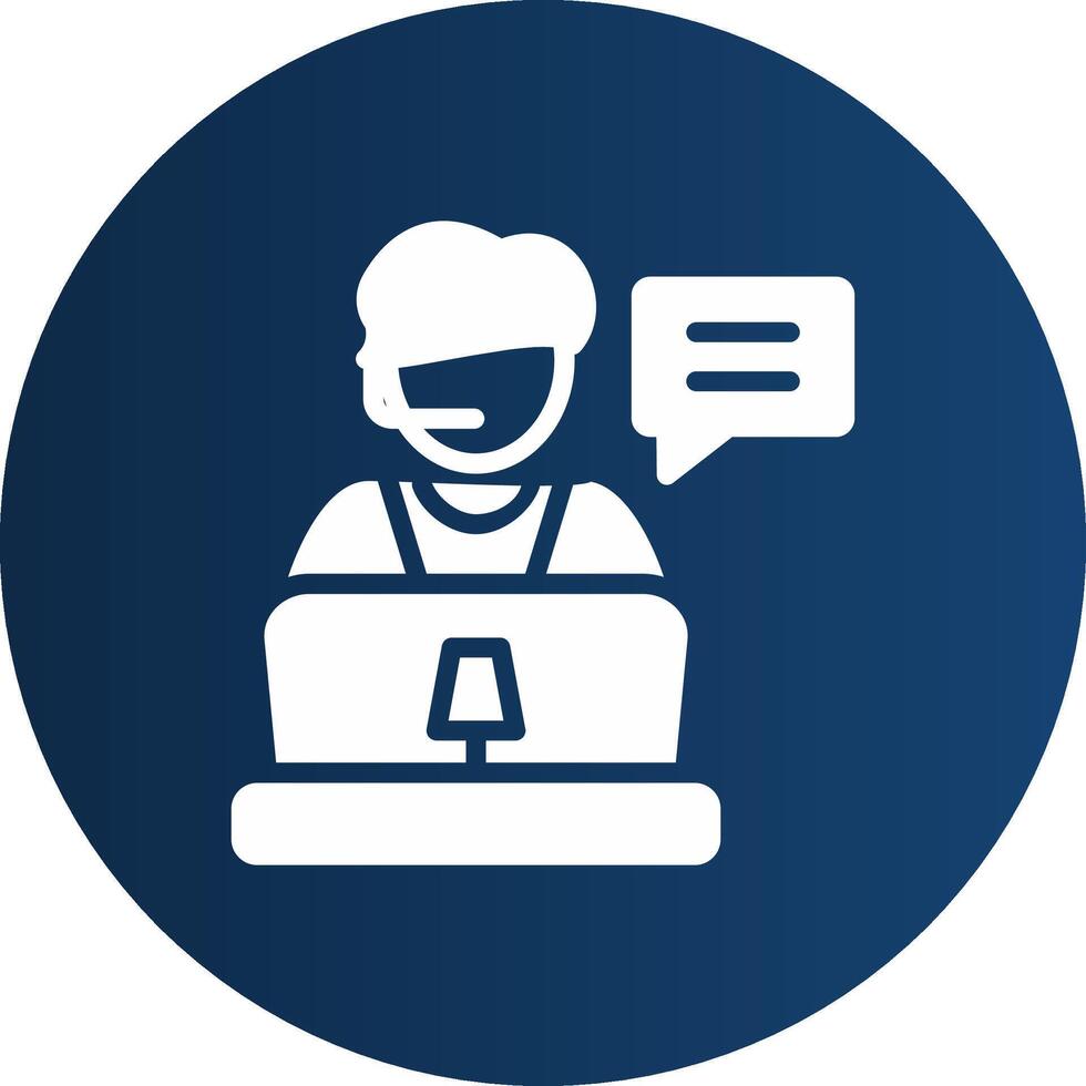 Technical Support Creative Icon Design vector