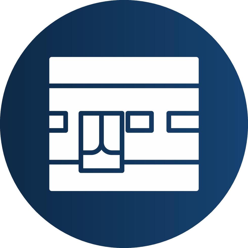 Kaaba Creative Icon Design vector