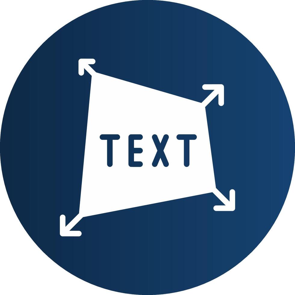 Glyph  blue Circle  Gradient vector